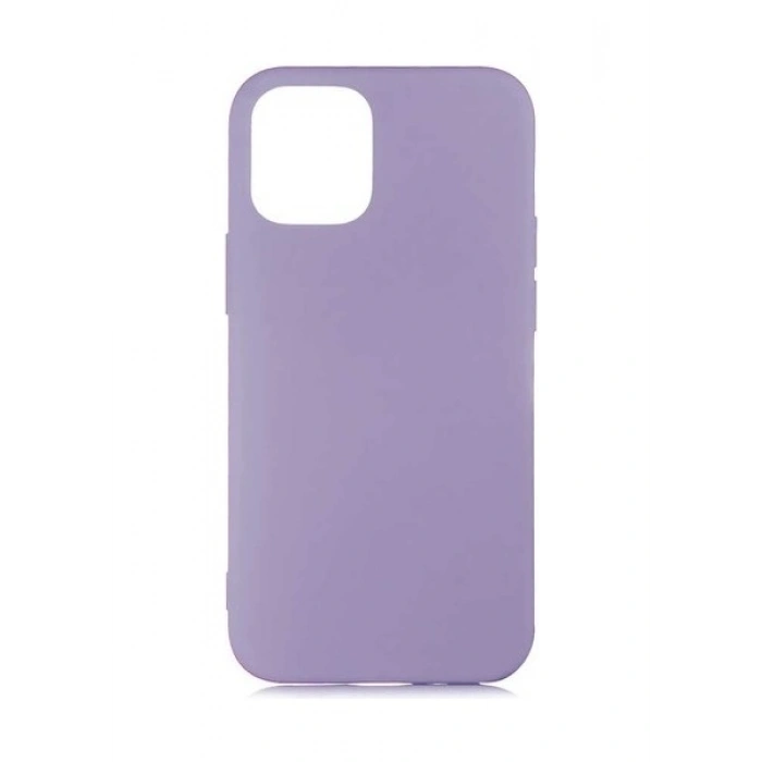 Case 4u iPhone 14 Plus Kılıf Içi Kadife Logosuz LSR Lansman Silinebilir Arka Kapak Koyu Mor