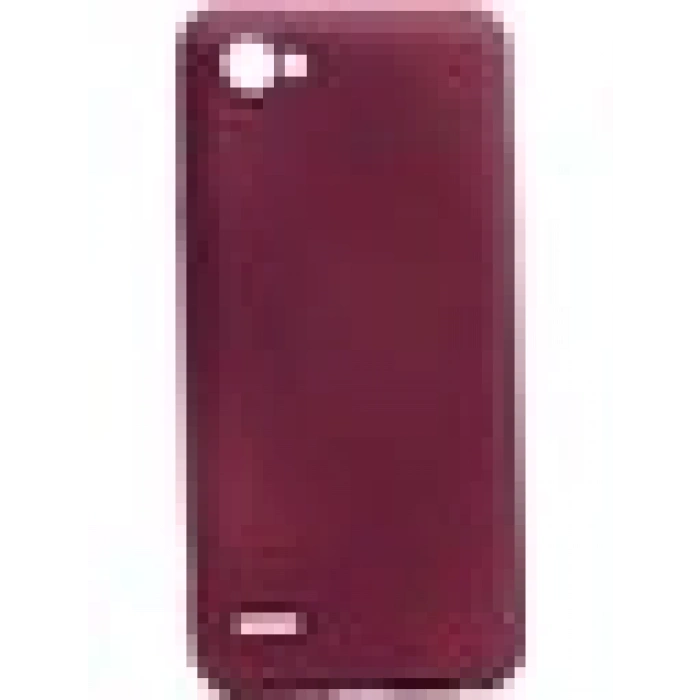 Case 4U LG Q6 Kılıf Klasik Mat Renkli Yumuşak Premier Silikon Mürdüm