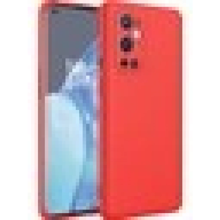 Case 4U One Plus 9 Pro Kılıf Kamera Korumalı Içi Kadife Logosuz Mara Lansman Silinebilir Arka Kapak Kırmızı