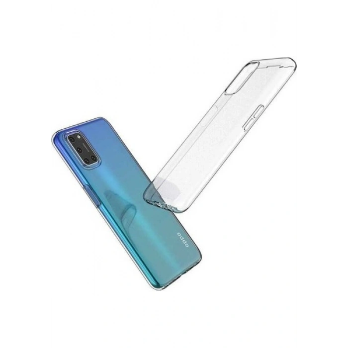 Case 4U Oppo A52 Kılıf A+ Şeffaf Lüx Süper Yumuşak 0.3mm Ince Slim Silikon
