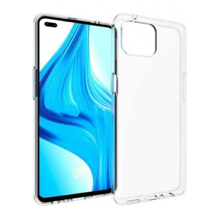 Case 4U Oppo A73 Kılıf A+ Şeffaf Lüx Süper Yumuşak 0.3mm Ince Slim Silikon