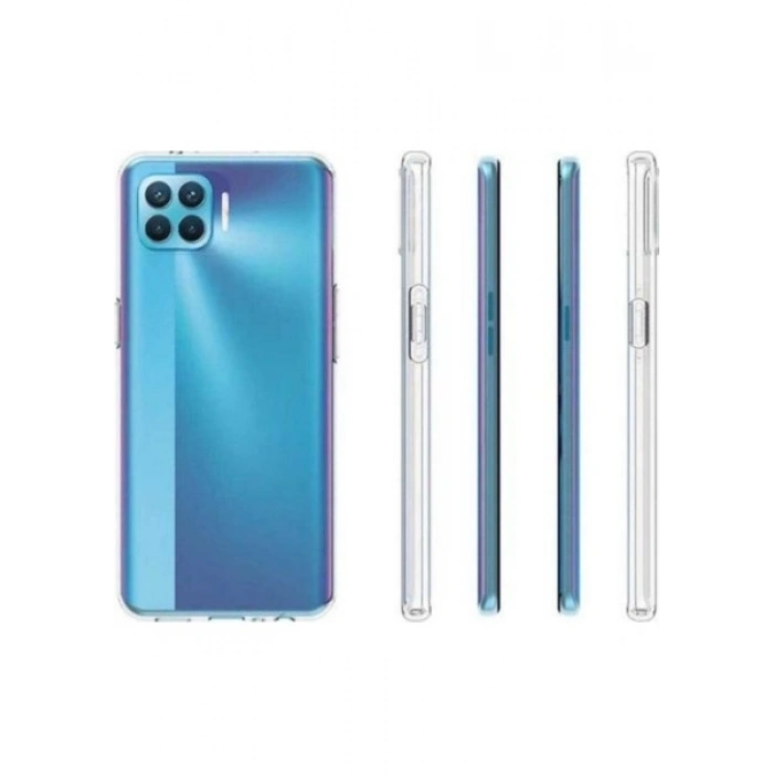 Case 4U Oppo A73 Kılıf A+ Şeffaf Lüx Süper Yumuşak 0.3mm Ince Slim Silikon