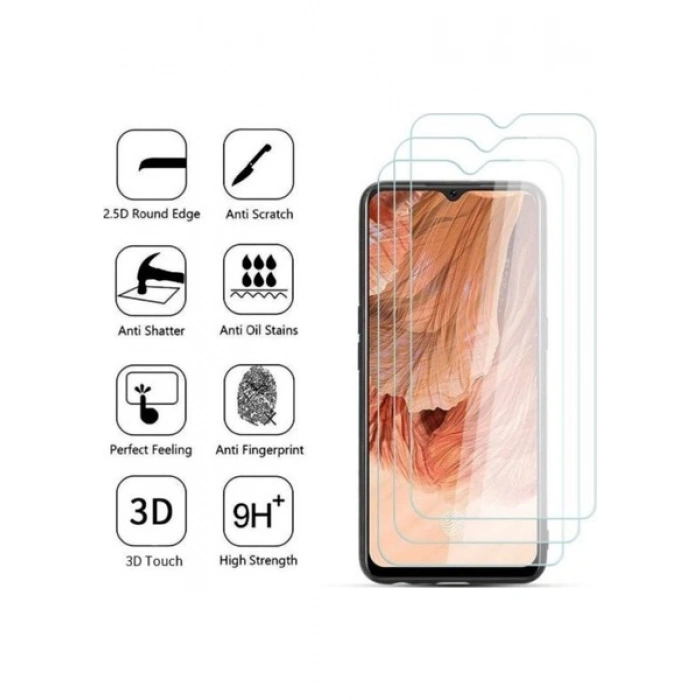 Case 4U Oppo A73 Tamperli Kırılmaz Cam Ekran Koruyucu