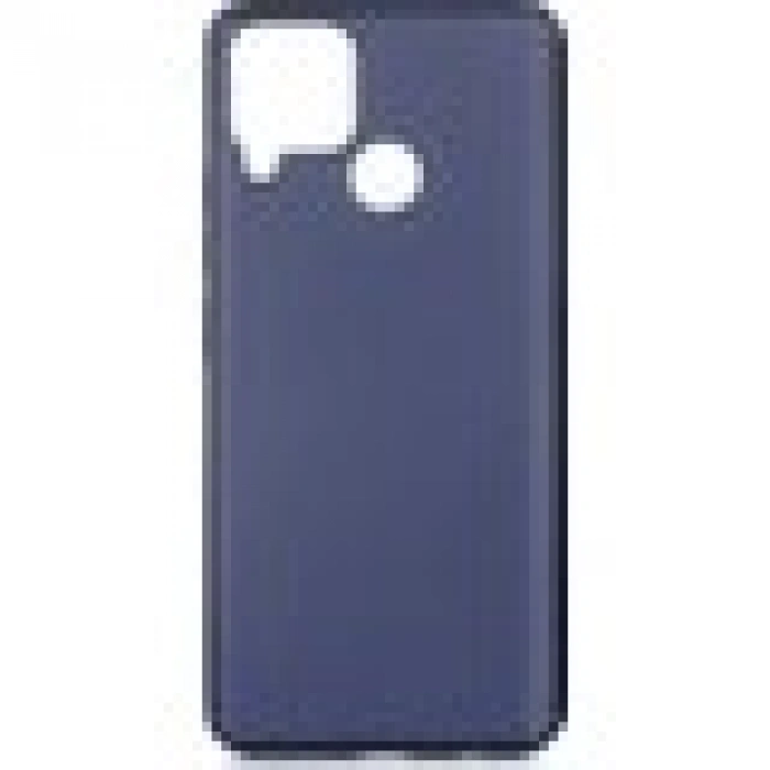Case 4U Realme C15 Kılıf Klasik Mat Renkli Yumuşak Premier Silikon Mavi