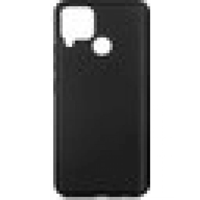 Case 4U Realme C15 Kılıf Klasik Mat Renkli Yumuşak Premier Silikon Siyah