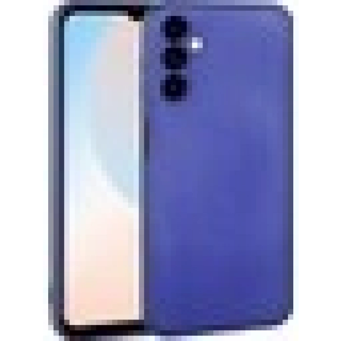 Case 4U Samsung Galaxy A24 Kılıf Kamera Korumalı Klasik Mat Renkli Yumuşak Premier Silikon Saks Mavi