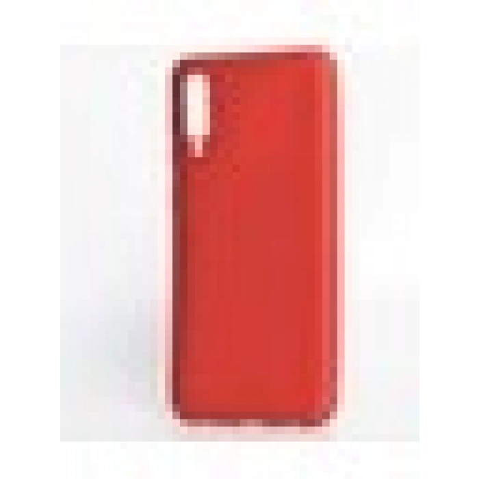 Case 4U Samsung Galaxy A50 Kılıf Klasik Mat Renkli Yumuşak Premier Silikon Kırmızı