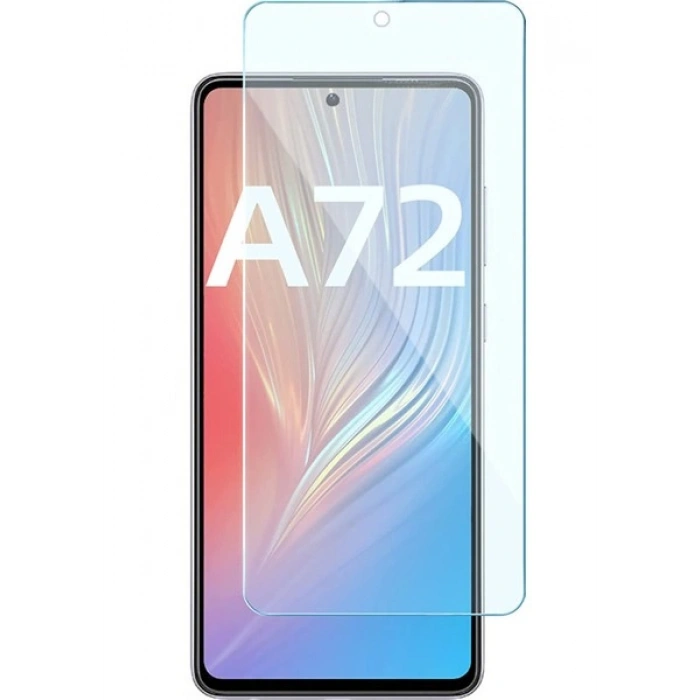 Case 4U Samsung Galaxy A72 Uyumlu Tamperli Kırılmaz Cam Ekran Koruyucu