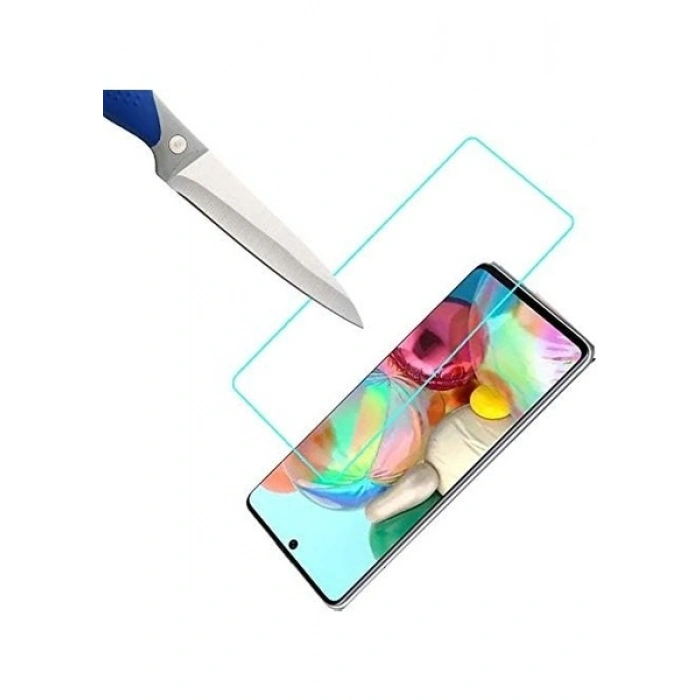 Case 4U Samsung Galaxy A72 Uyumlu Tamperli Kırılmaz Cam Ekran Koruyucu