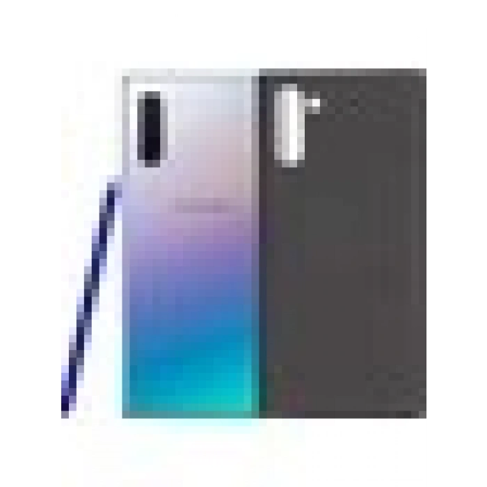 Case 4U Samsung Galaxy Note 10 Kılıf Klasik Mat Renkli Yumuşak Premier Silikon Siyah