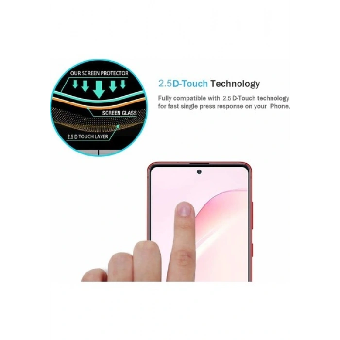 Case 4U Samsung Galaxy Note 10 Lite Esnek Kırılmaz Nano Cam Ekran Koruyucu