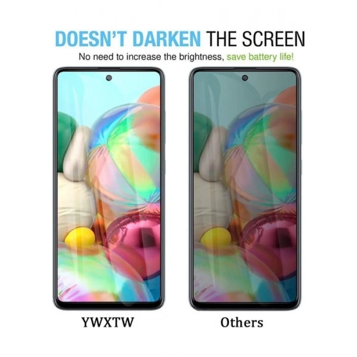 Case 4U Samsung Galaxy S21 Fe Uyumlu Ekran Koruyucu Temperli Kırılmaz Cam Privacy Davin 5D Hayalet Gizliklik Filtreli Siyah