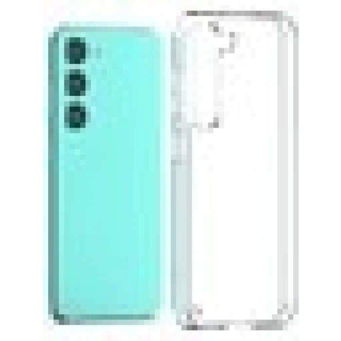 Case 4U Samsung Galaxy S23 Plus Kılıf Şeffaf Sert Sararmaz Coss Kapak Şeffaf