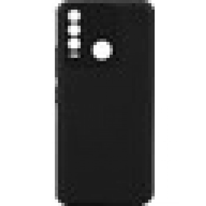 Case 4U Tecno Spark 8t Kılıf Kamera Korumalı Mat Renkli Yumuşak Kalın Sağlam Silikon Biye Siyah