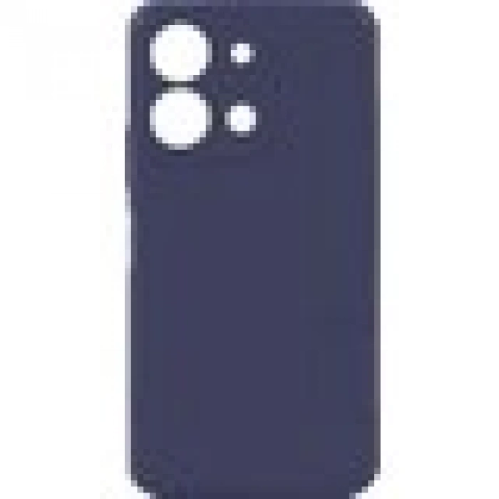 Case 4U Tecno Spark 8t Kılıf Kamera Korumalı Mat Renkli Yumuşak Kalın Sağlam Silikon Biye Siyah