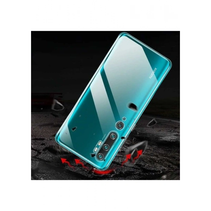 Case 4U Xiaomi Mi Note 10 Kılıf A+ Şeffaf Lüx Süper Yumuşak 0.3mm Ince Slim Silikon