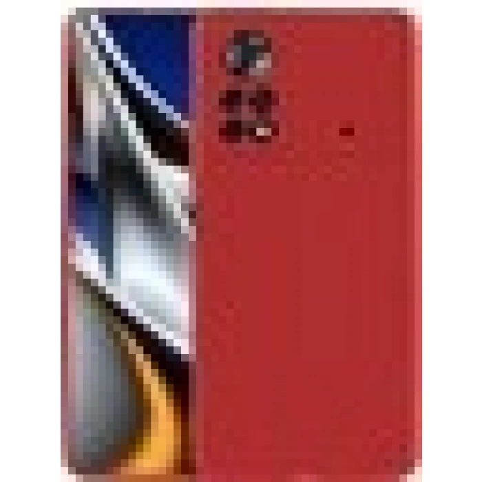 Case 4U Xiaomi Poco M4 Pro 4G Kılıf Klasik Mat Renkli Yumuşak Premier Silikon Kırmızı