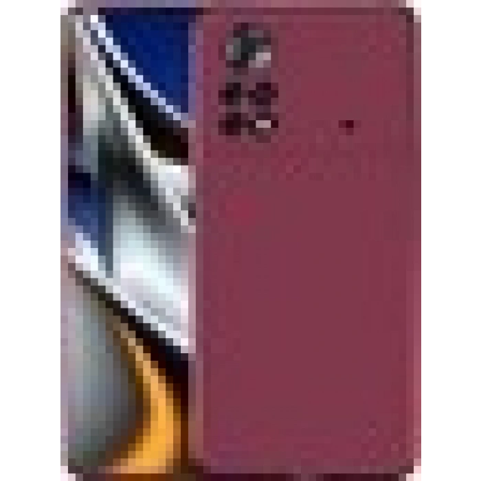 Case 4U Xiaomi Poco M4 Pro 4G Kılıf Klasik Mat Renkli Yumuşak Premier Silikon Mürdüm
