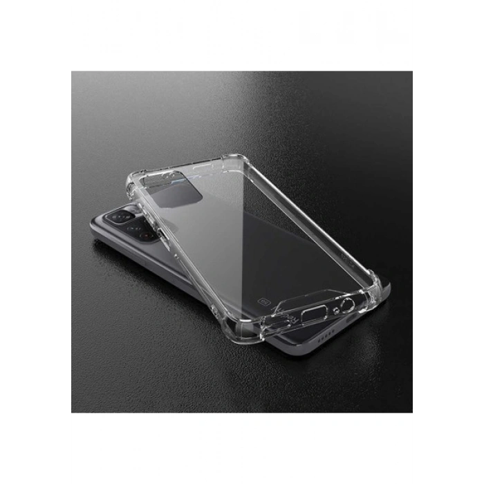 Case 4U Xiaomi Poco M4 Pro 5G Kılıf Darbe Emici Anti Shock Kapak Şeffaf