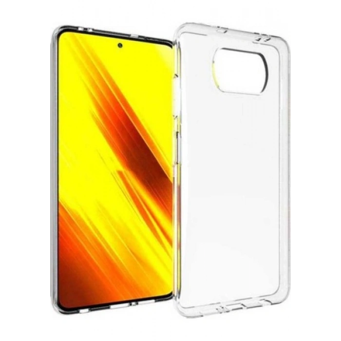 Case 4U Xiaomi Poco X3 / Poco X3 Pro Kılıf A+ Şeffaf Lüx Süper Yumuşak 0.3mm Ince Slim Silikon