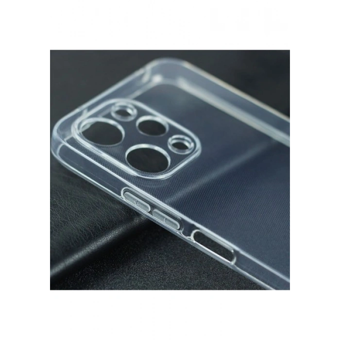 Case 4U Xiaomi Redmi 12 Kılıf Ultra Ince Süper Silikon Kapak Şeffaf