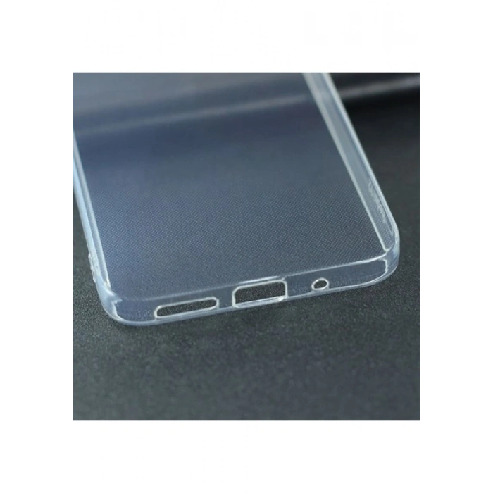 Case 4U Xiaomi Redmi 12 Kılıf Ultra Ince Süper Silikon Kapak Şeffaf