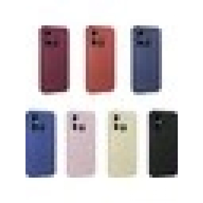 Case 4U Xiaomi Redmi 12C Kılıf Kamera Korumalı Klasik Mat Renkli Yumuşak Premier Silikon Saks Mavi