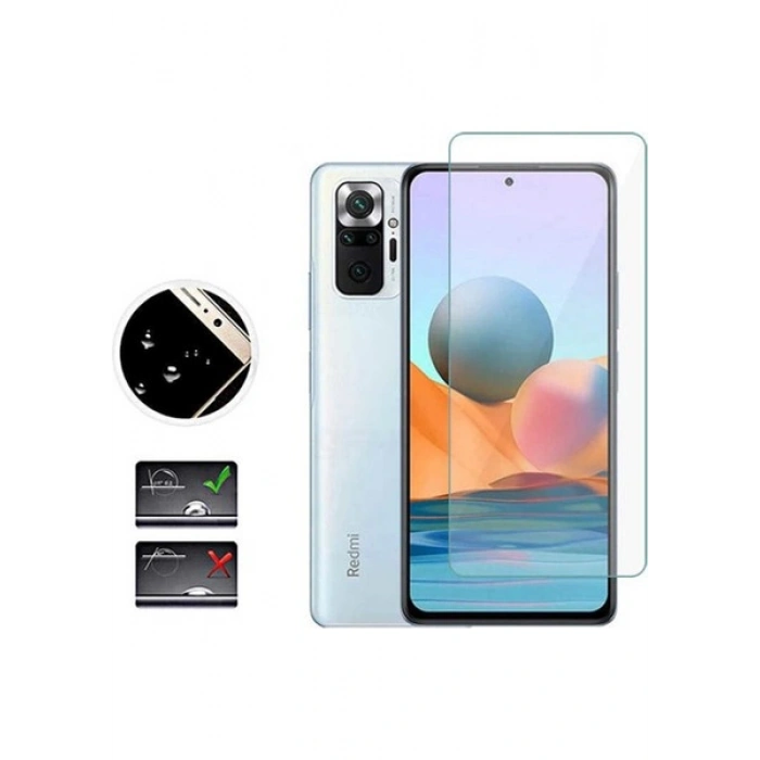 Case 4U Xiaomi Redmi Note 10 Pro Esnek Kırılmaz Nano Cam Ekran Koruyucu