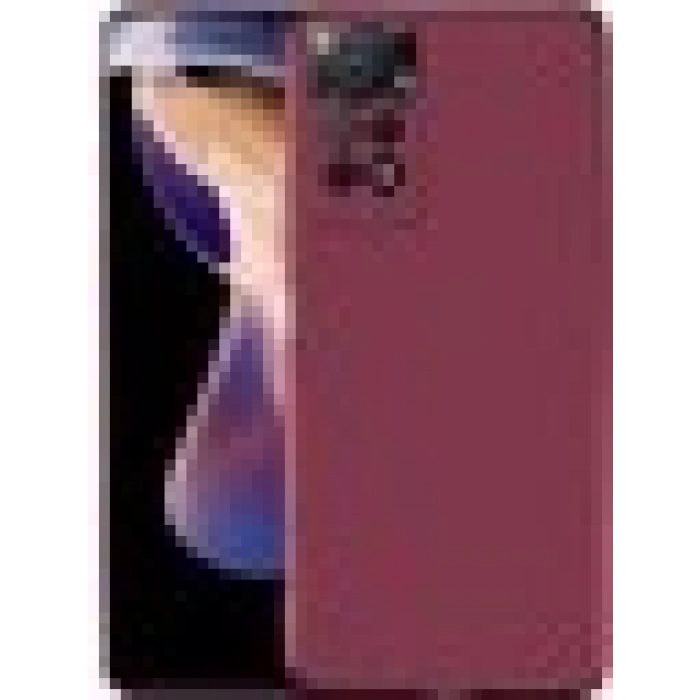 Case 4U Xiaomi Redmi Note 11 Pro 5G Kılıf Klasik Mat Renkli Yumuşak Premier Silikon Mürdüm