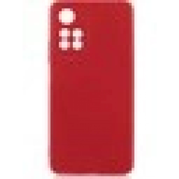Case 4U Xiaomi Redmi Note 11 Pro Plus 5G Kılıf Klasik Mat Renkli Yumuşak Premier Silikon Kırmızı