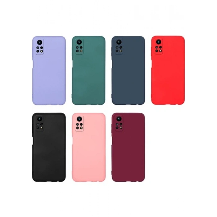 Case 4U Xiaomi Redmi Note 12 Pro 4g Kılıf Kamera Korumalı Içi Kadife Logosuz Mara Lansman Silinebilir Kılıf Siyah