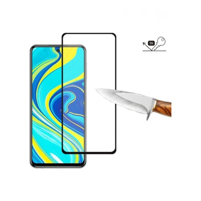 Case 4U Xiaomi Redmi Note 12 Pro 5G Uyumlu Tam Kaplayan Şeffaf Davin Seramik Ekran Koruyucu Kırılmaz Cam Siyah