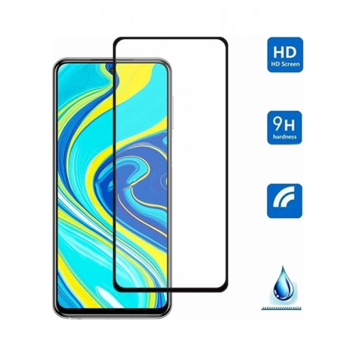 Case 4U Xiaomi Redmi Note 12 Pro 5G Uyumlu Tam Kaplayan Şeffaf Davin Seramik Ekran Koruyucu Kırılmaz Cam Siyah