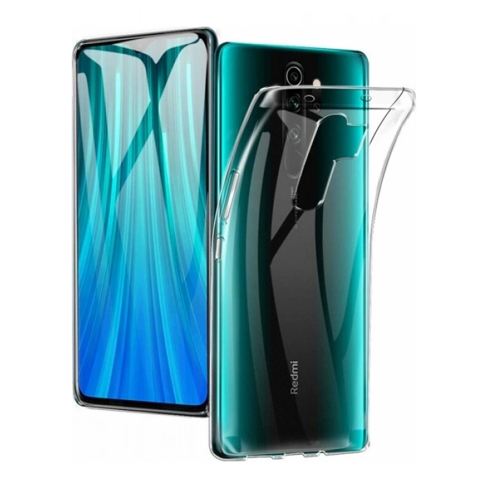 Case 4U Xiaomi Redmi Note 8 Pro Kılıf A+ Şeffaf Lüx Süper Yumuşak 0.3mm Ince Slim Silikon