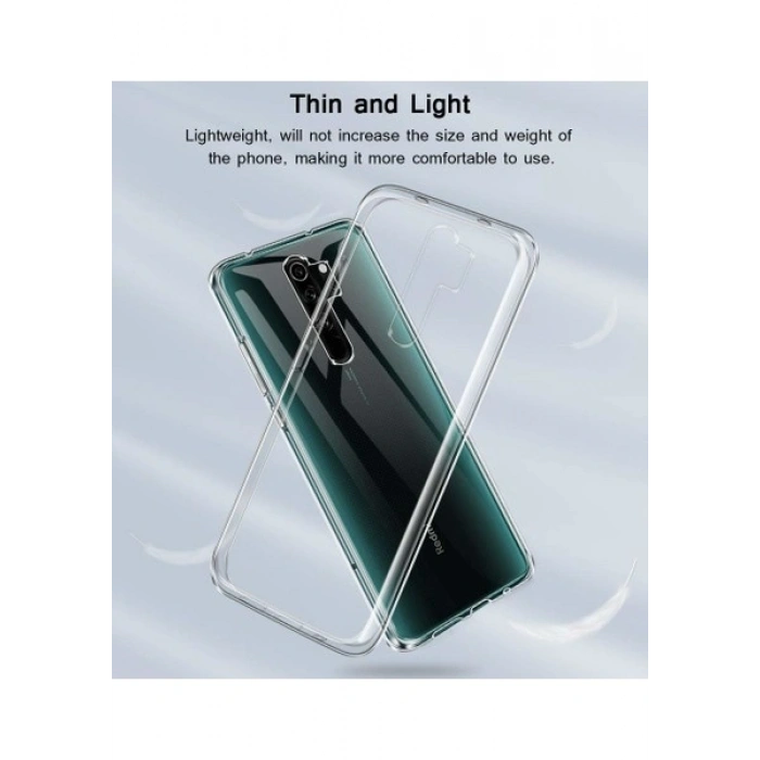 Case 4U Xiaomi Redmi Note 8 Pro Kılıf A+ Şeffaf Lüx Süper Yumuşak 0.3mm Ince Slim Silikon