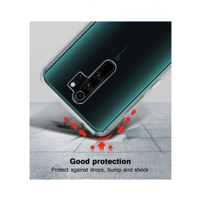Case 4U Xiaomi Redmi Note 8 Pro Kılıf A+ Şeffaf Lüx Süper Yumuşak 0.3mm Ince Slim Silikon