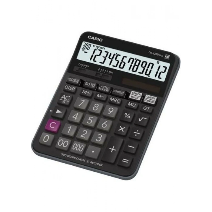 Casio DJ-120D Plus İşlem Kontrollü 12 Hane Masa Üstü Hesap Makinesi