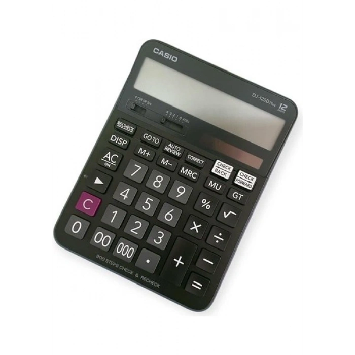 Casio DJ-120D Plus İşlem Kontrollü 12 Hane Masa Üstü Hesap Makinesi