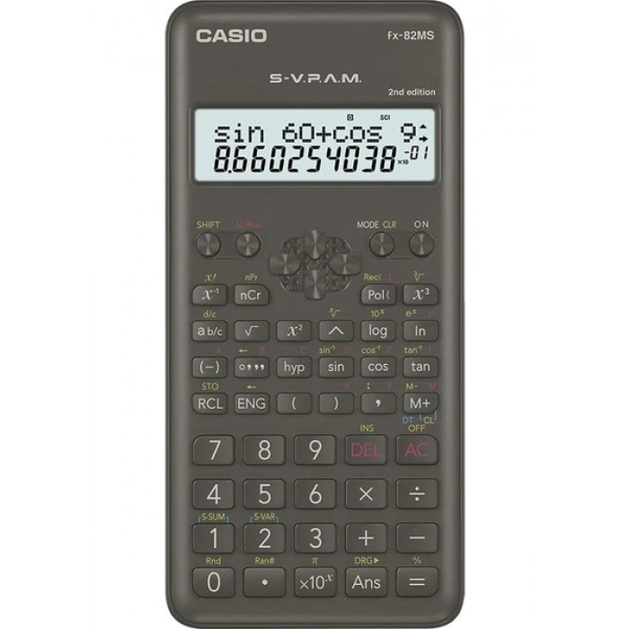 Casio FX-82MS 2. Versiyon Bilimsel Fonksiyonlu Hesap Makinesi