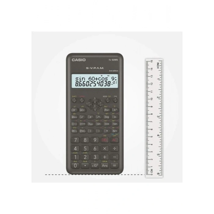 Casio FX-82MS 2. Versiyon Bilimsel Fonksiyonlu Hesap Makinesi