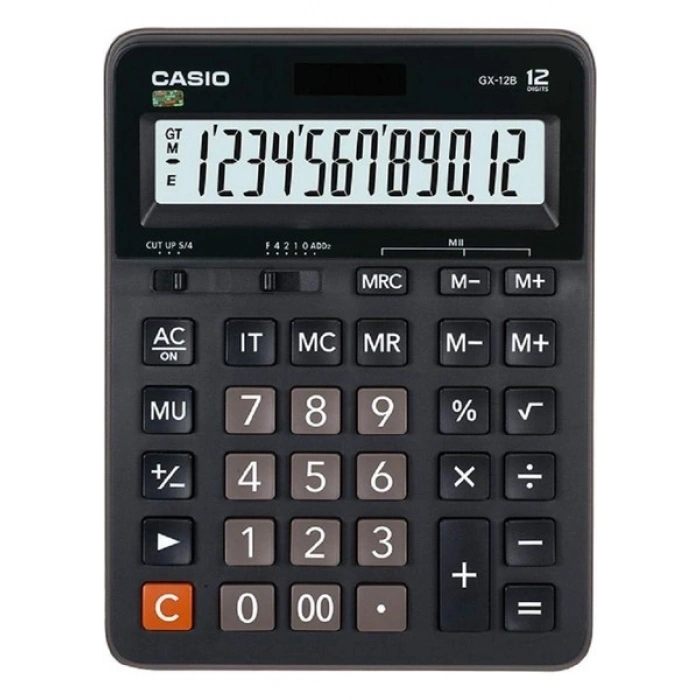 Casio GX-12B 12 Hane Masa Üstü Hesap Makinesi