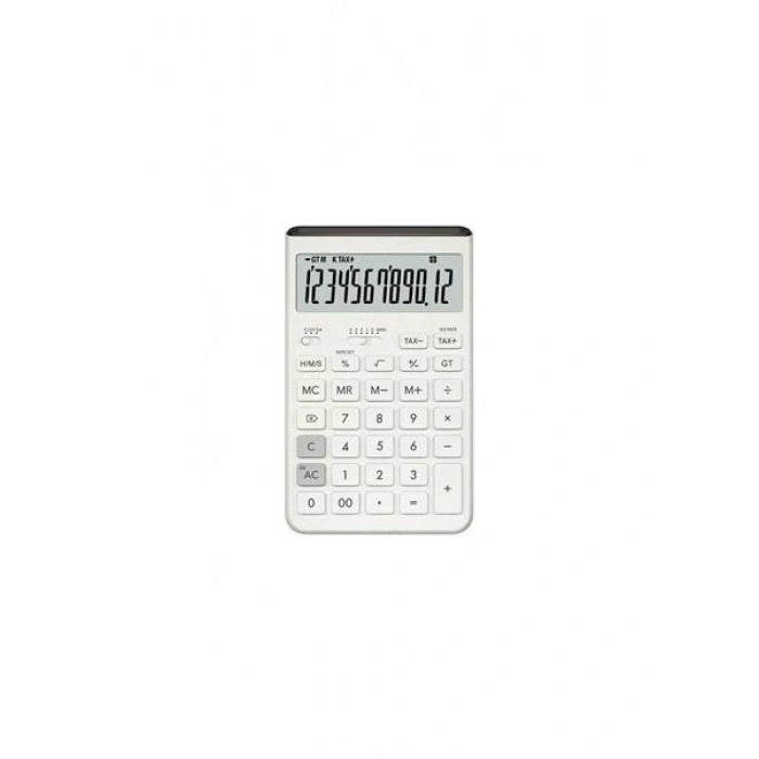 Casio Jt-200T-We 12 Hane Beyaz Masa Üstü Hesap Makinesi