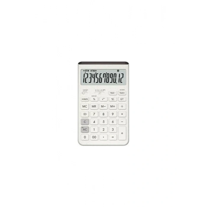 Casio Jt-200T-We 12 Hane Beyaz Masa Üstü Hesap Makinesi