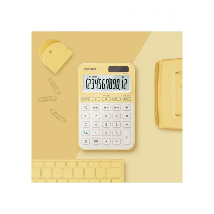 Casio MS-20YC-LY-W-DP Masaüstü Hesap Makinesi Sarı