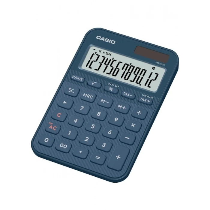 Casio MS-20YC-NY-W-DP Hesap Makinesi Lacivert
