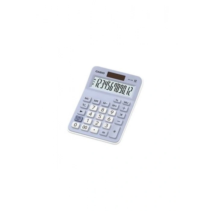 Casio MX-12B-LB Açık Mavi 12 Hane Masa Üstü Hesap Makinesi