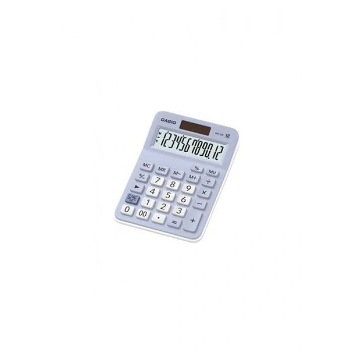 Casio MX-12B-LB Açık Mavi 12 Hane Masa Üstü Hesap Makinesi
