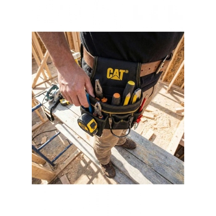Cat DA980564 Askı Kancalı Ağır Hizmet Bel Alet Çantası