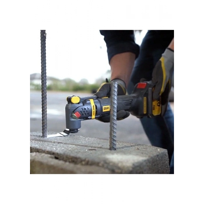 Cat DX41 18 Volt / 4.0 Ah Li-Ion Tek Akülü Kömürsüz Profesyonel Çok Amaçlı Devir Ayarlı Raspalama+14 Adet Aksesuar