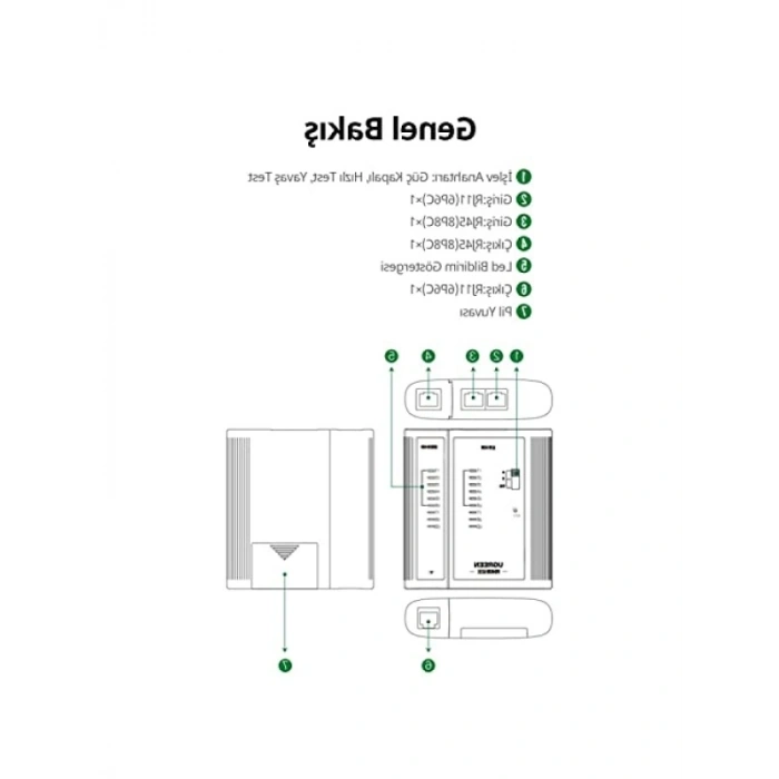 CAT6/CAT7 Uyumlu Network Ethernet Test Cihazı